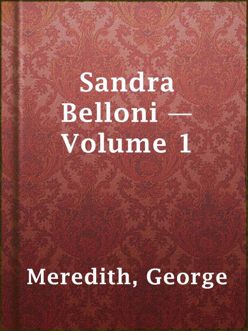 Cover image for Sandra Belloni — Volume 1